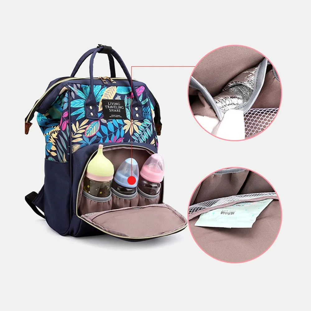 MOCHILA FLOWERS - Design Moderno, Super Resistente