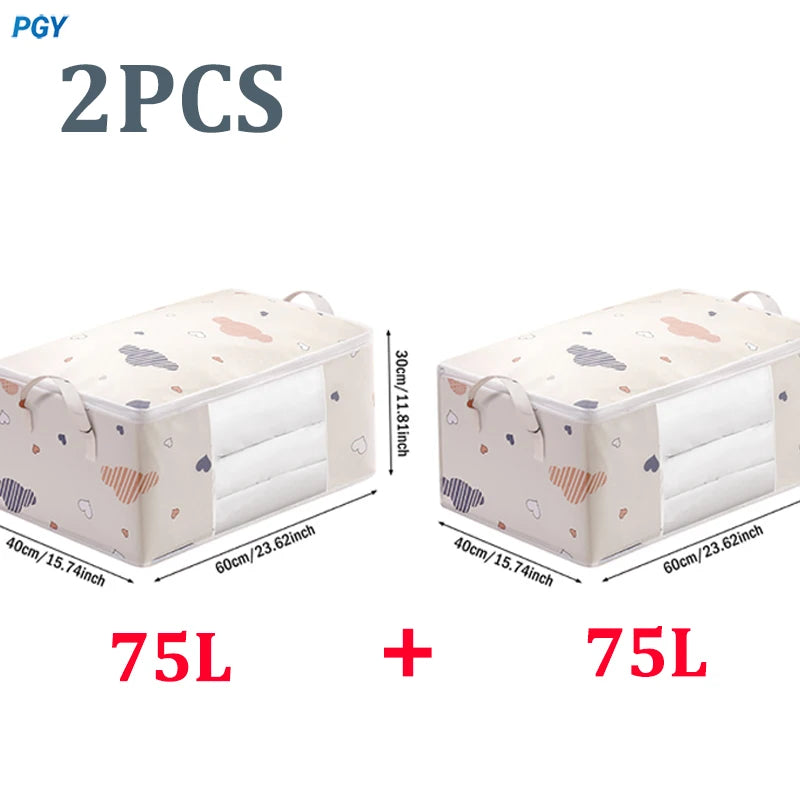 Kit Organizador de Roupas e Cobertores com Grande Capacidade