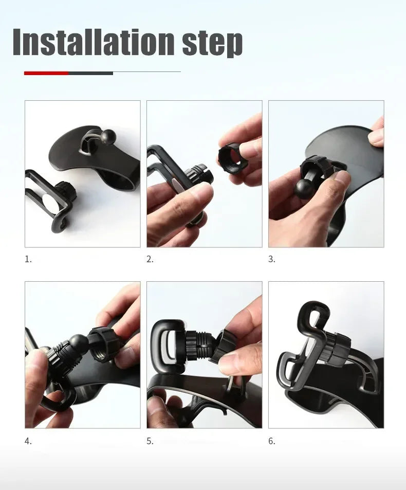 SUPORTE PARA CELULAR VEICULAR GIRATÓRIO 360 GRAUS