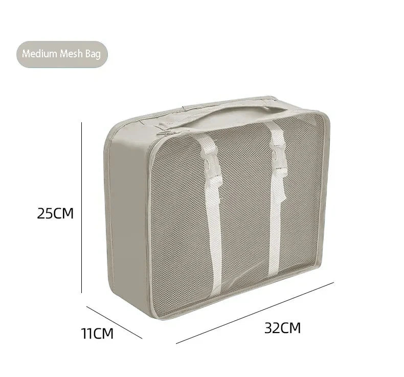 KIT ORGANIZADOR DE MALAS PARA VIAGEM