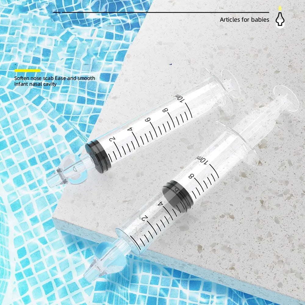 Aspirador Nasal Infantil 2 Peças – Higiene do Bebê 10ml