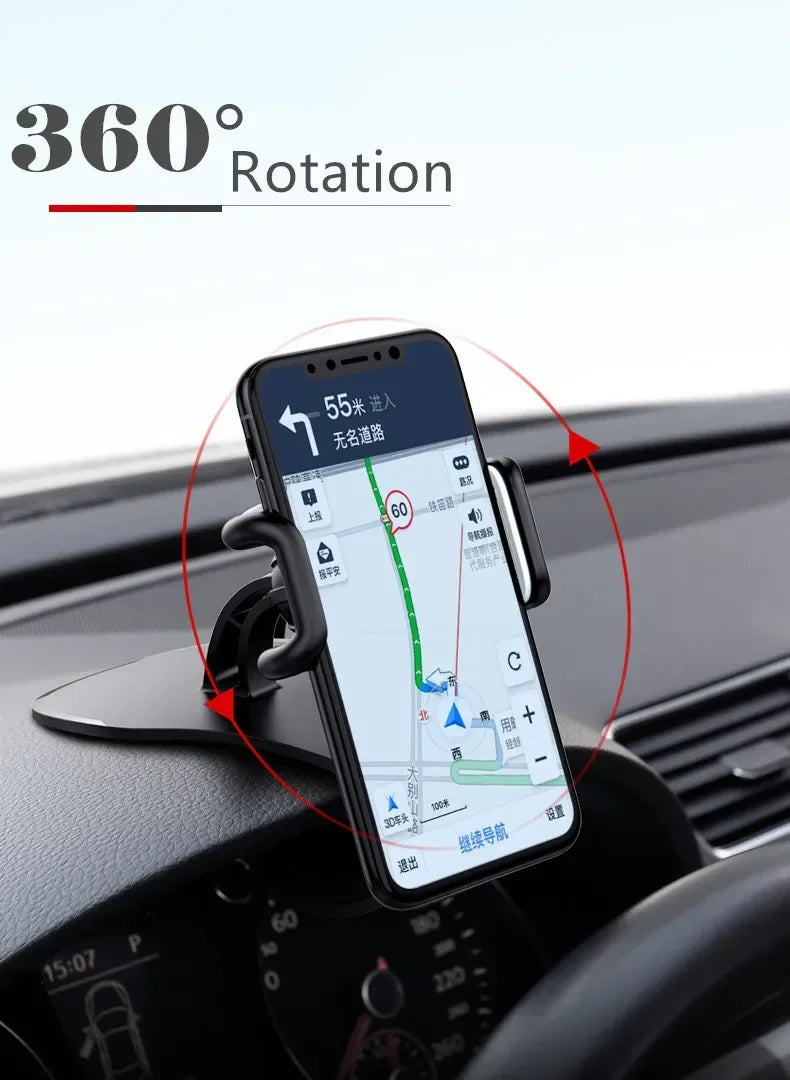 SUPORTE PARA CELULAR VEICULAR GIRATÓRIO 360 GRAUS