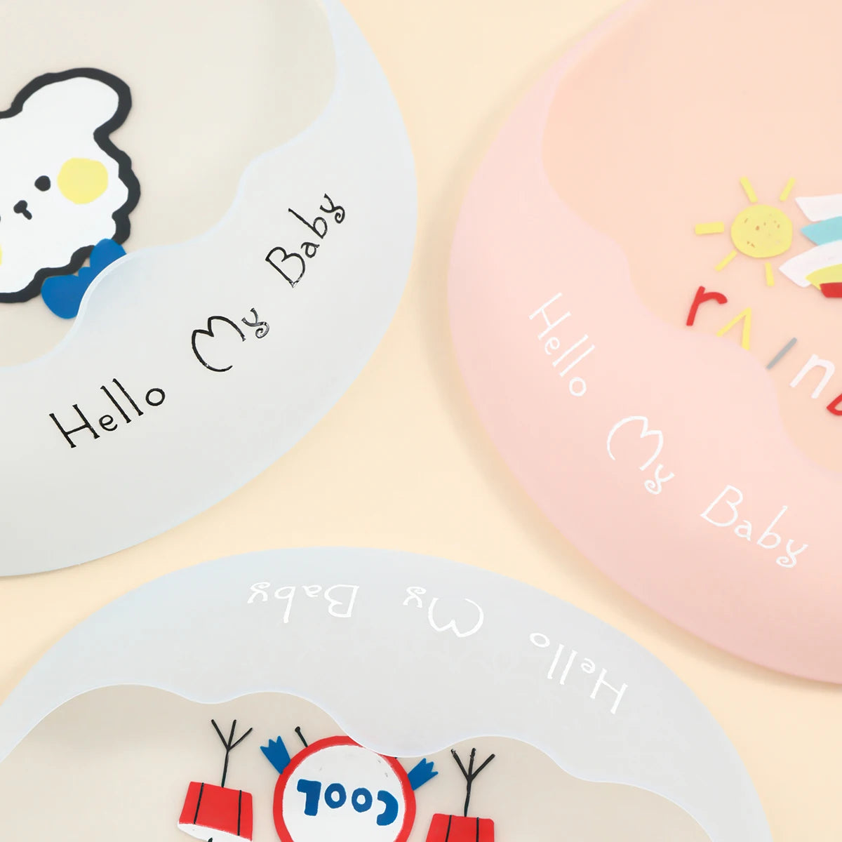 BABADORES DE SILICONE PARA BEBES, MUITO MACIOS