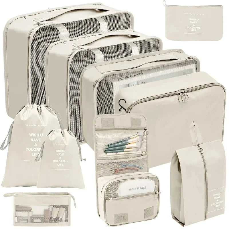 KIT ORGANIZADOR DE MALAS PARA VIAGEM