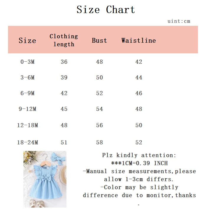 Vestido Infantil com Babados e Laço – Charme e Conforto para o Verão